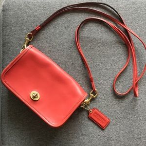 Coach Classic Reissue Penny Crossbody Vermillion